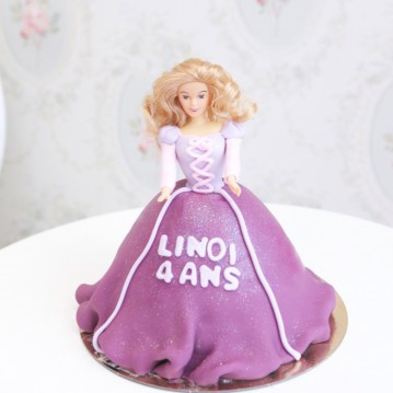 Gâteau Princesse Raiponce
