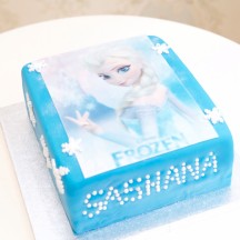 Gâteau Reine des neiges Elsa