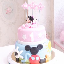 Gâteau La Maison de Minnie & Mickey