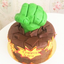 Gâteau Hulk
