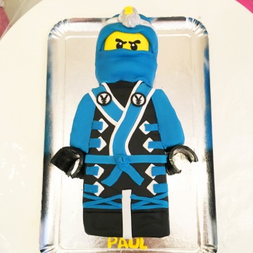 Gâteau Ninjago Bleu