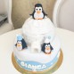 Gâteau Pingouins sur banquise