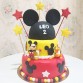 Gâteau Mickey et Pluto figurines