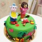 Gâteau Dora sculpture