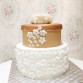Gâteau Boite et fleurs