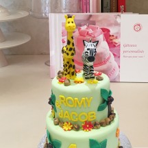 Gâteau Girafe et Zebre