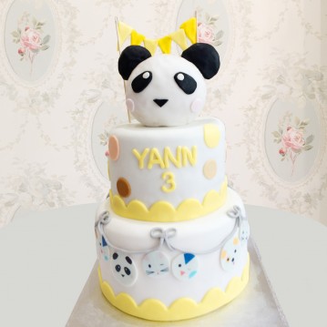 Gâteau Tête de Panda