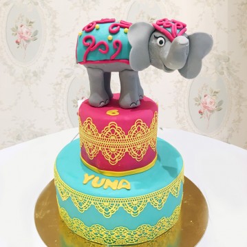 Gâteau Elephant Bollywood