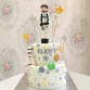 Gâteau Astronaute et étoiles
