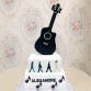 Gâteau Guitare & Beatles