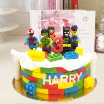 Gâteau Lego Super Héros