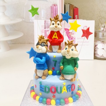 Gâteau Alvin et les Chipmunks
