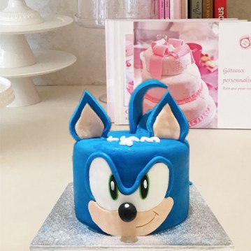 Gâteau Sonic Tete