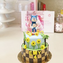 Gâteau Sonic Sculpture