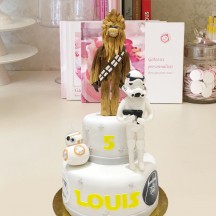 Gâteau Star Wars Chewbaka