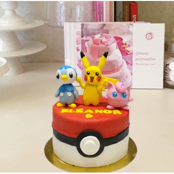 Gâteau Pokemon Personnages PM - Debogato Paris