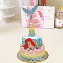 Gâteau Ariel et Queue de Sirene
