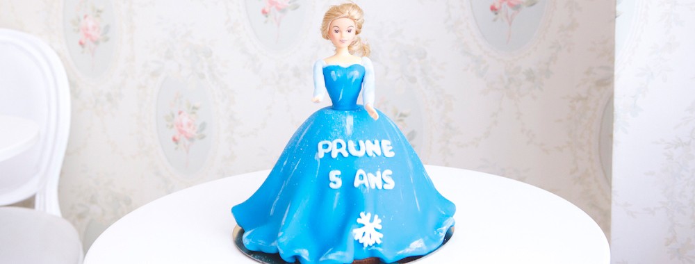 Gâteau Princesse Reine des Neiges